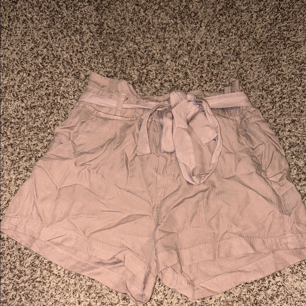 Dry Goods Tan High Waist Shorts